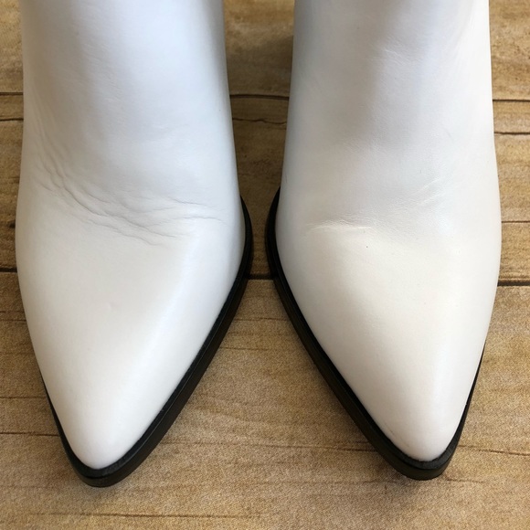 halogen white booties